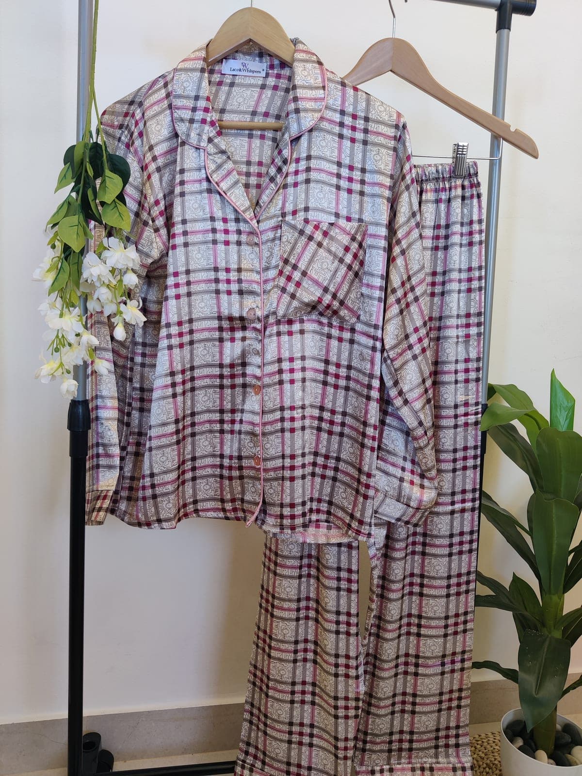 Satin Pajama 2 pieces set