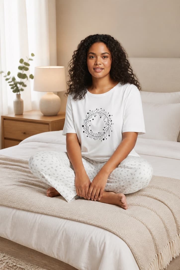 Short-Sleeve Pajama Set
